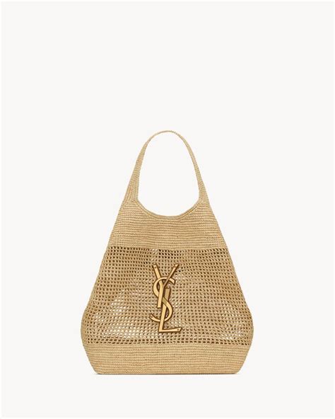 ysl beach bag tote|ysl raffia beach bag.